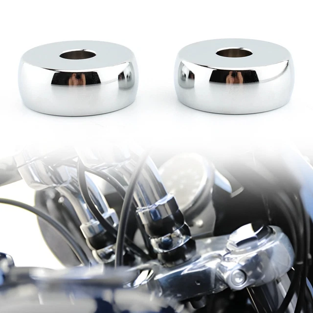 Copri Inserto Cruscotto Nero Cromato Per Harley Softail FLSTC Street Glide, Vari Modelli 2000-2017