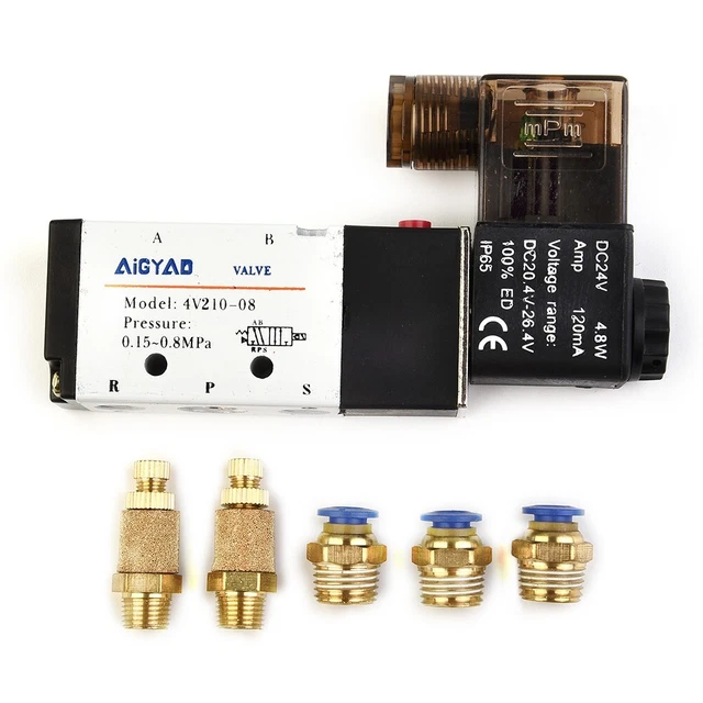 5 Stück Magnetventil-Stecker – Transparent, IP67, Wasserdicht, Staubdicht, Für DC12V/24V Spulen
