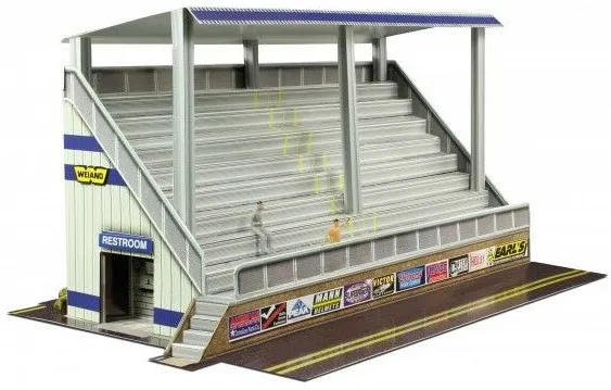 Innovative Hobby "Modern Bleachers" 1/64 HO Slot Car Scale Photo Building Kit