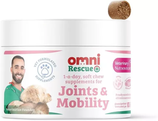 Omni Joint Supplements for Dogs - One-a-Day Dog Chew for Joints and Mobility