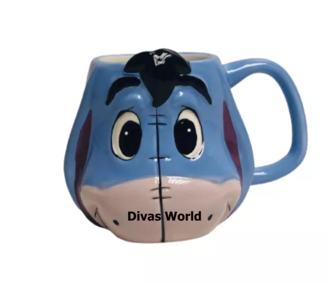 Disney Winnie The Pooh Eeyore Shaped 3D Mug Coffee Tea Mugs Cup Novelty Gift
