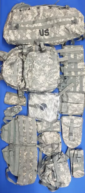 Us Army Rifleman 3-Day Assault Pack Bundle Flc Vest, Mag Pouches Rucksack & More