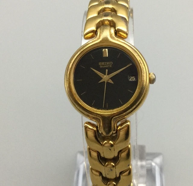 Bracciale E Cassa Orologio Seiko Donna – 10mm, Giallo Acciaio, Ricambio 7N83-0049