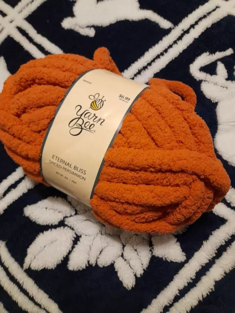 (Lot of 3 Skeins) Yarn Bee Eternal Bliss Navy, Spiced Persimmon, French  Lilac