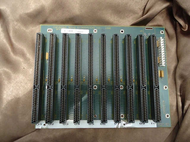 Texas Microsystems INC. BP2 PCA Backplane BM2 w/10AT 11891. PWB 450-A-BP2 Rev.B