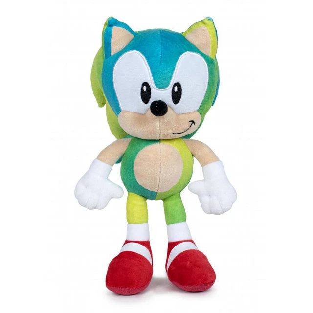 Sonic The Hedgehog - Peluche Ufficiale 23 Cm, Morbido E Abbracciabile, Collezionabile Per Bambini E Fan