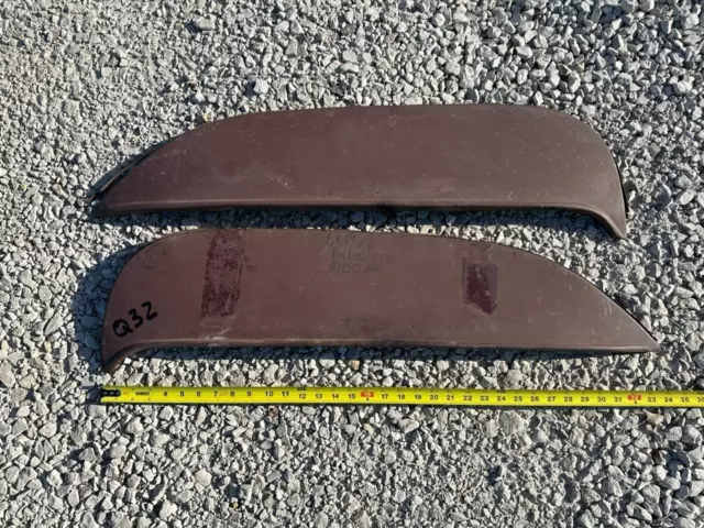 Vintage PAIR Old 1966 66 PLYMOUTH BELVEDERE Foxcraft Steel FENDER SKIRTS Q32