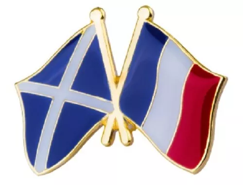 Schottland Frankreich Abzeichen Pin Freundschaft Flagge Metall Französisch Schottisch