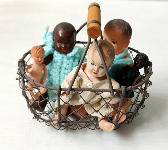 Lot Baigneurs Poupons Anciens Celluloid – Petitcollin – Nostalgie Et Charme Rétro