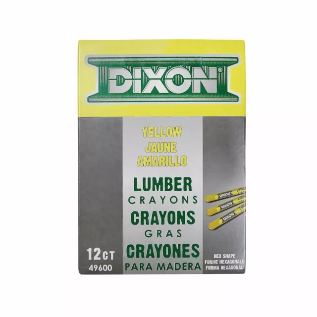 Dixon Yellow Lumber Crayons