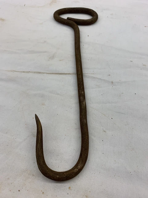 Vintage Wrought Iron Meat Hook Butchers Game Hook