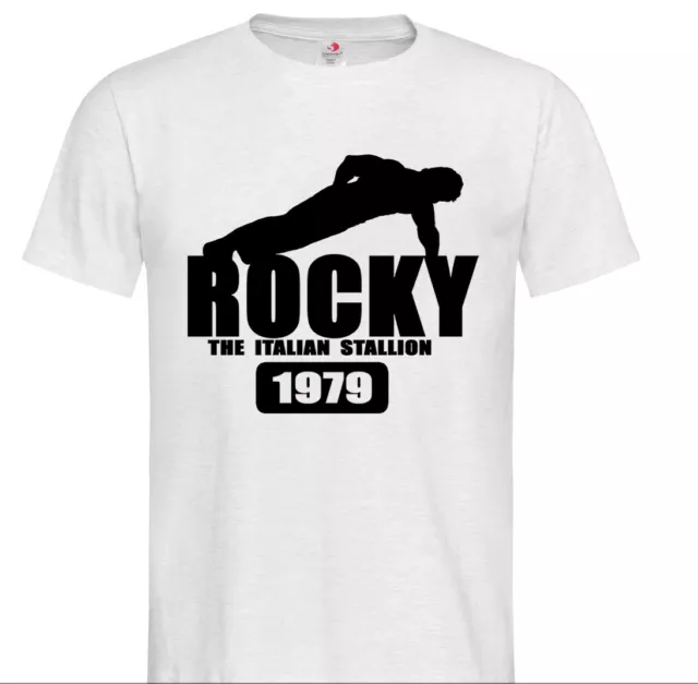 T-shirt Rocky Balboa maglietta silvester stallone maglia Rambo Italian Stallion