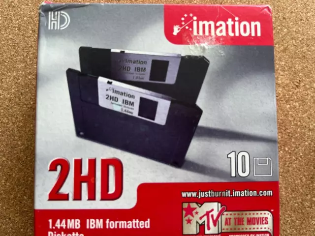 Imation  MF2HD 2.5" floppy disks