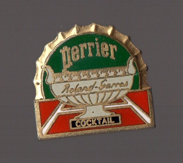 Coffret De 3 Pins Roland Garros 1989 - Édition Perrier Au Zeste Avec Noeuds Papillons - En Zamac, Fabriqué En France - État Parfait - Idéal Pour Les Collectionneurs De Souvenirs Tennis