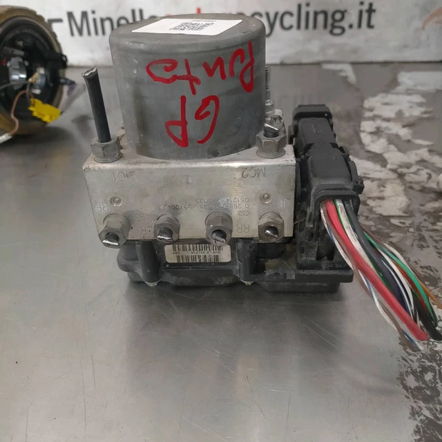 Installation Directe Pare-soleil Crochet Pare-soleil Fiat Grande Punto - Pièce D'origine 735411088 En ABS Beige Fixation Pare-soleil ABS