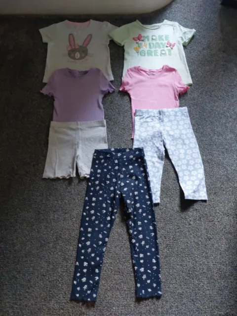 Bundle of Girls Summer Clothes Age 5-6 Years