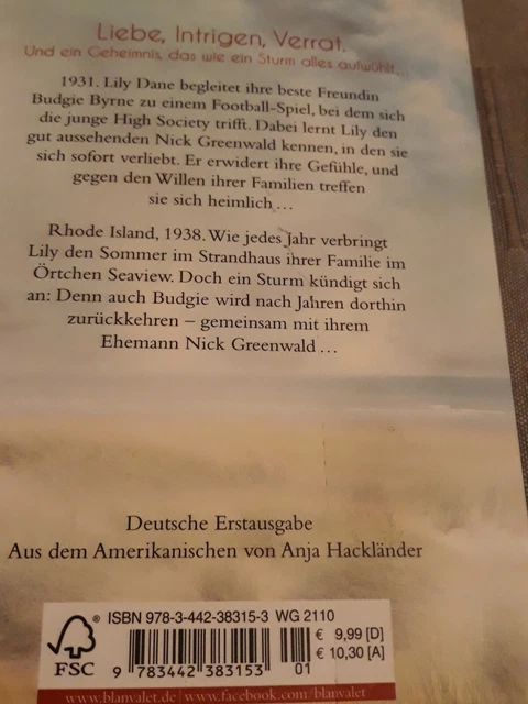 Im Herzen des Sturms von Beatriz Williams (2014, Taschenbuch) 2