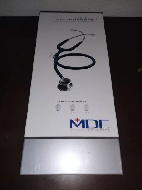 MDF Instruments MD  Adult Stethoscope Blackout All Black MDF777BO