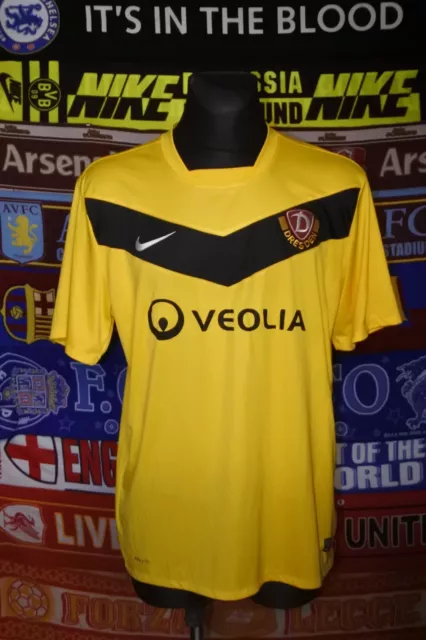 4.5/5 Dynamo Dresden adults XL 2011 home rare football shirt jersey soccer