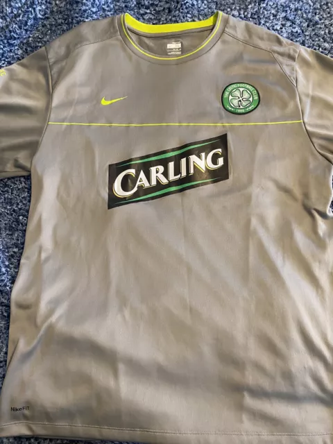 The Celtic Football Club Nike Jersey Youth Size Large Carling #7