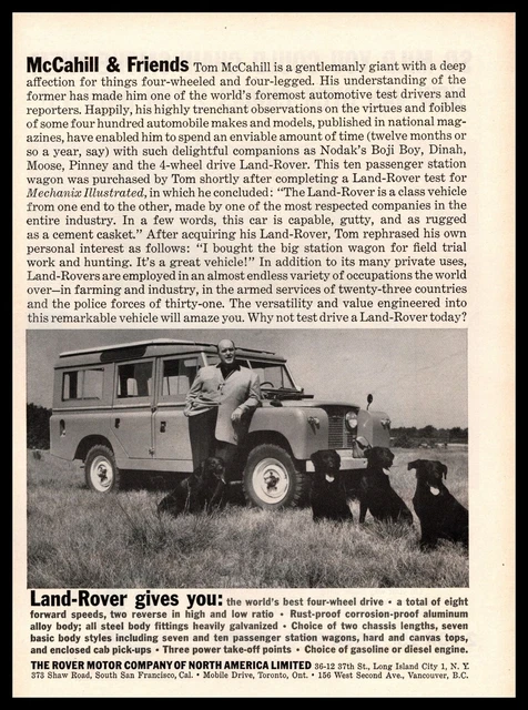1960 The Land Rover Motor Company Four-Wheel Drive 10 Passenger Wagon Print Ad