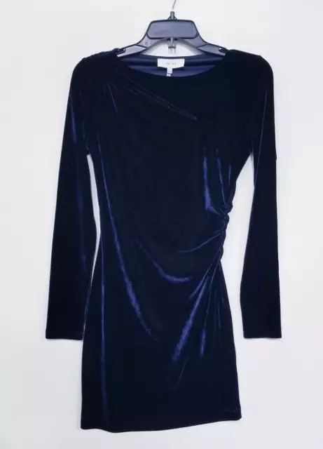 Reiss Katie Cut Out Velvet Mini Dress sz 2