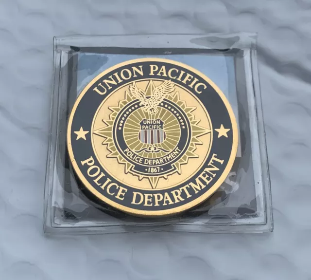 Union Pacific Police Dept. Train Railroad Special Agent Challenge Coin UPPD CPO