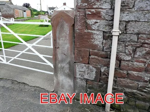 Photo  Ordnance Survey Bench Mark On Side Of House Lessonhall The Building Is An