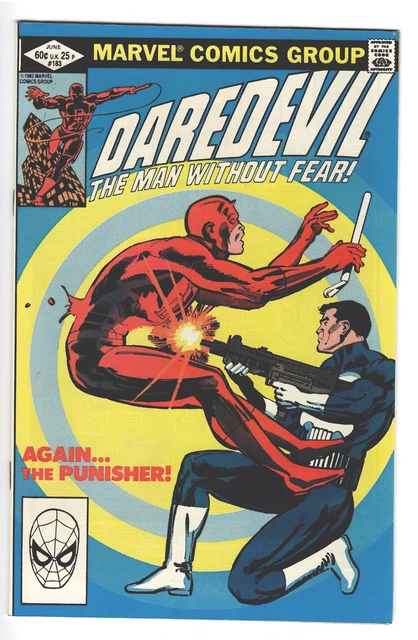 Daredevil 183 Unread Vf/Nm 9.0 1982 Marvel Miller Punisher Disney+ Born Again