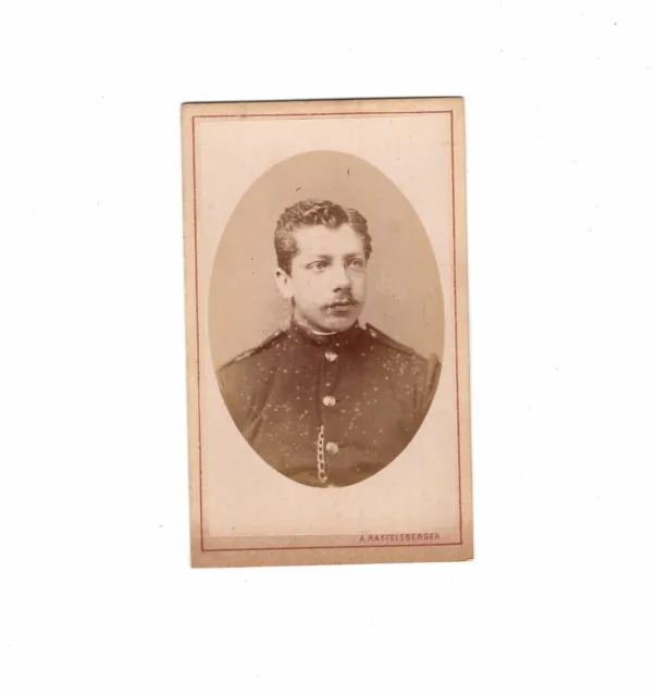 CDV Foto kuk Soldat - Wien 1880er