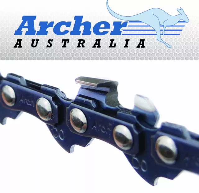 2 x Genuine Archer Chainsaw Saw Chain Fits Bosch AKE35 AKE35A AKE35S 14"