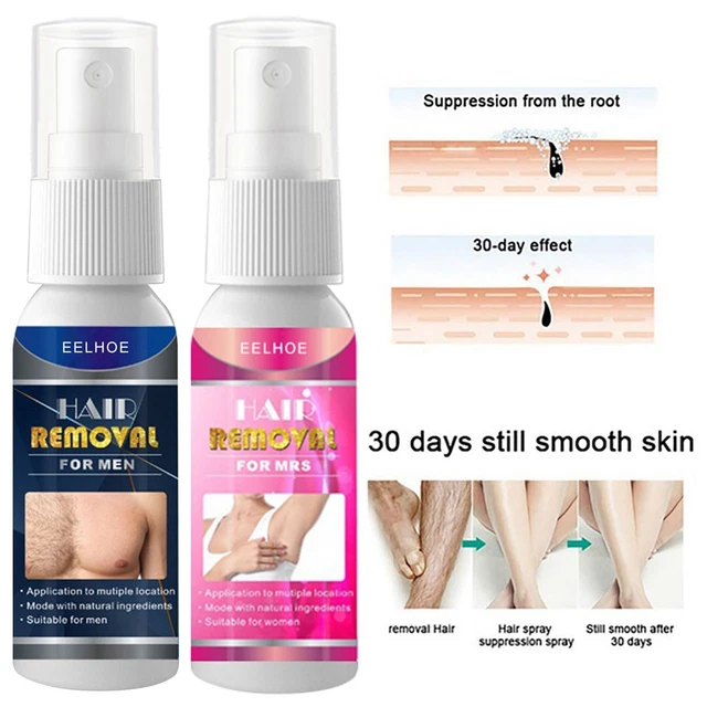 des cheveux Visage Bras Aisselle Jambe Spray d&#39;épilation Inhibiteur