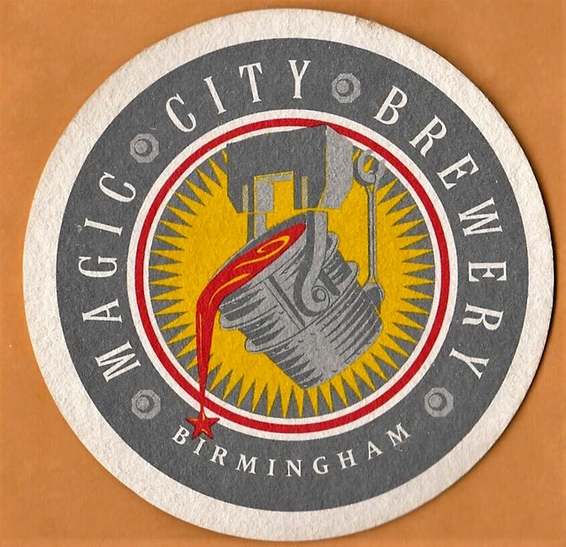 Magic City Brewery  Beer Coaster Birmingham AL
