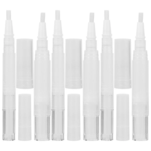6 Stück Nagelölstifte, Lipgloss-Behälter, leere Nagelölstifte,
