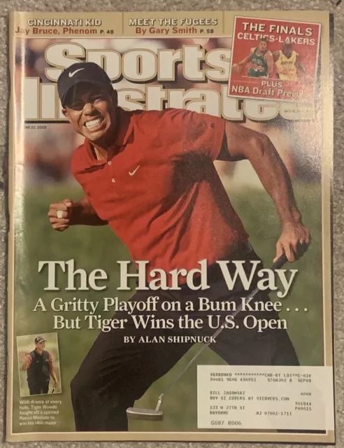 Tiger Woods PGA Golf Sports Illustrated 6/23/08 US Open SI Hall Of Fame