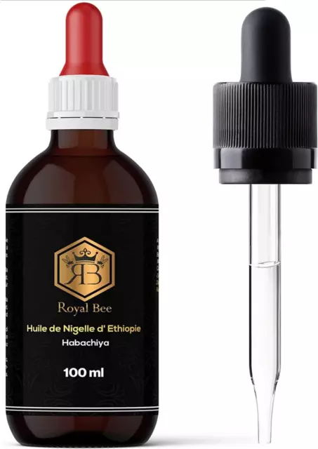 Huile De Nigelle Pure Ethiopie Habachiya 100Ml - Ebook Offert - Cumin Noir - Pre