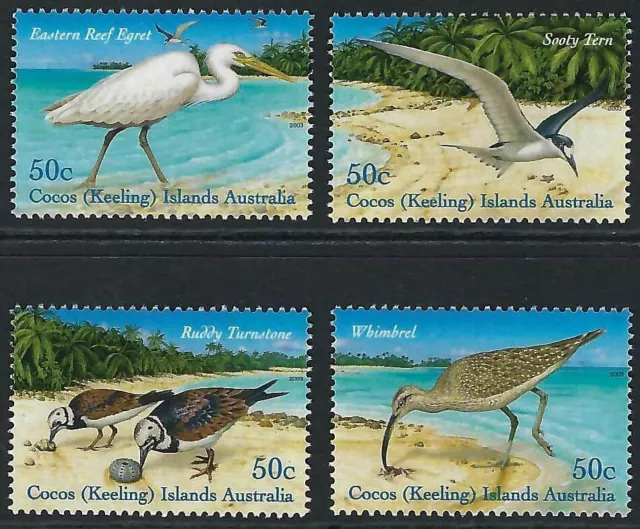 2003 Cocos Keeling Islands SG# 397/400 Shoreline Birds set of 4 Mint MUH MNH