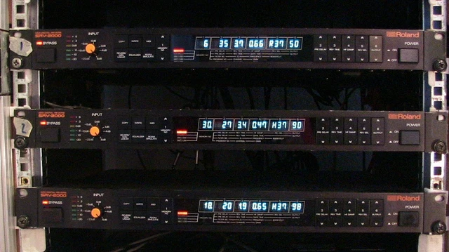 ROLAND SRV-2000 VINTAGE 1984 Rack Midi Digital Room Reverb Delay ...