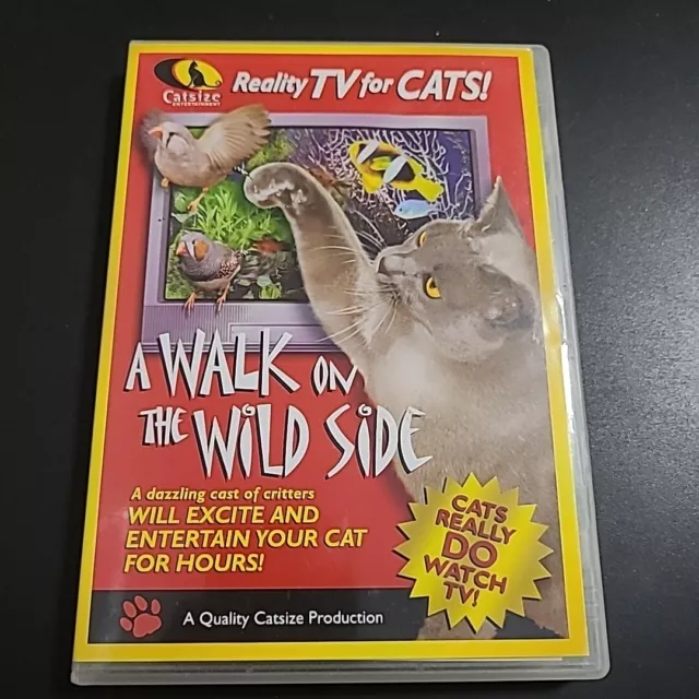 Reality TV For Cats A Walk On The Wild Side DVD All Regions PAL