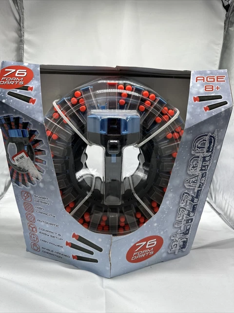 D-DART Blizzard Blaster - Fully Automatic Motorized and Rapid Fire Blaster Toy.