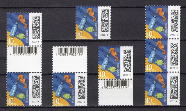 2022 Bund 3723 R ** FLASCHENPOST 1. Auflage mit / ohne EAN Varianten zur Auswahl