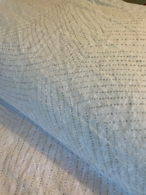 rare Kelly Werstler white LINEN large queen duvet