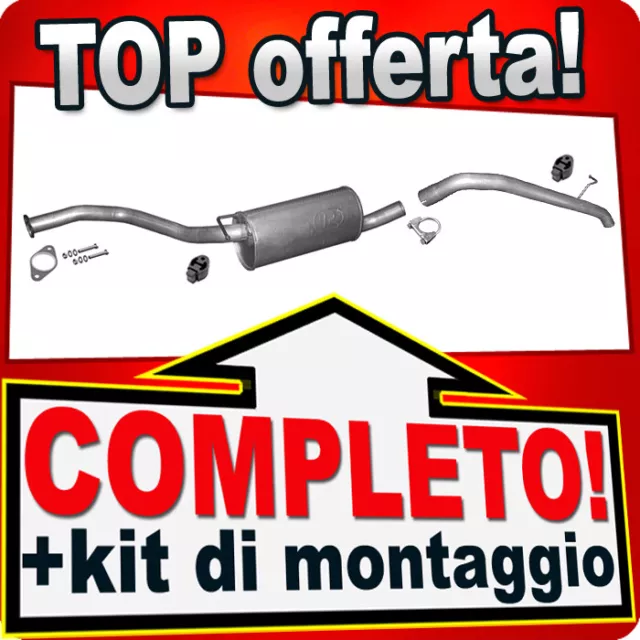 Scarico Completo per FORD TRANSIT & TOURNEO CONNECT 1.8 TDCI SWB dal 06 con DPF