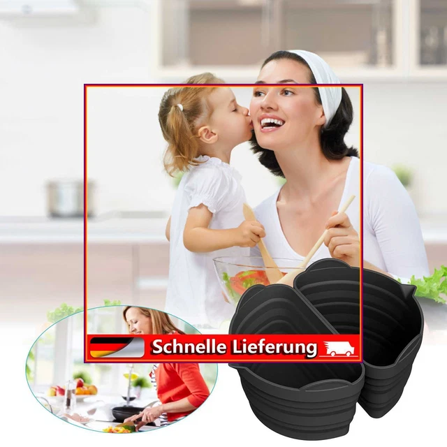 2 piezas/juego Crock-pot Liner reutilizable silicona divisor cocina