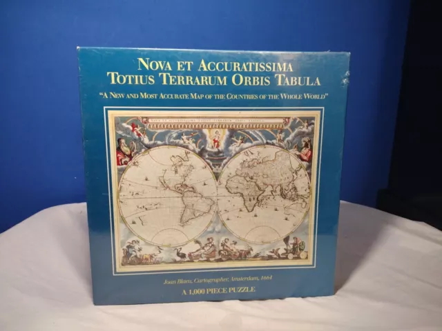 Educa 1000 Piece Jigsaw Puzzle Orbis TERRARUM Nova Accuratissima Tabula