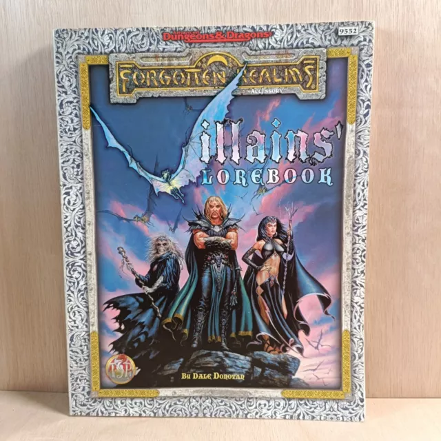 Villains Villain's Lorebook - AD&D Dungeons & Dragons Forgotten Realms Paperback