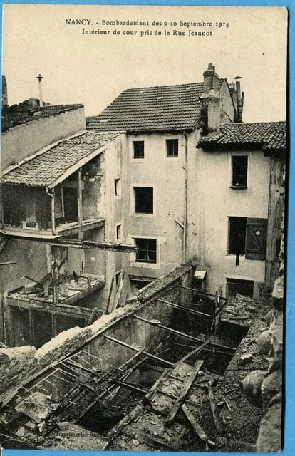 CPA: NANCY - Court Interior Taken from Rue Jeannot / War 14-18