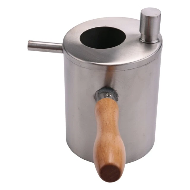 1X(1Pcs Beeswax Pouring Pot Stainless Steel Beeswax Melting Pot Wax Melter5967