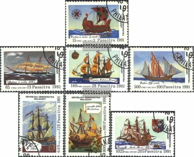 Madagaskar 1316-1322 (kompl.Ausg.) postfrisch 1991 Entdeckung Amerikas: Schiffe