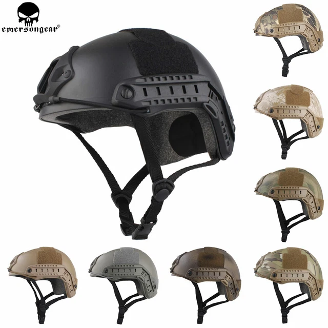 Casque SpecOps Airsoft Type MICH Rails et Support Cam